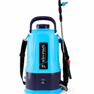 5L electric backpack sprayer with rechargeable lithium-ion battery for agriculture, gardening, pest control and disinfectant spraying