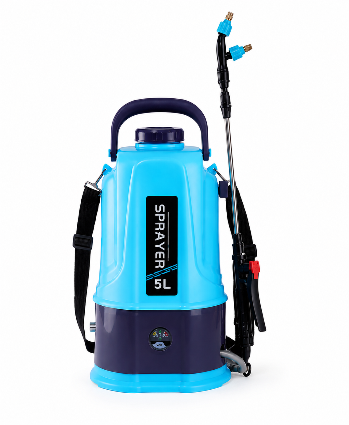 5L electric backpack sprayer with rechargeable lithium-ion battery for agriculture, gardening, pest control and disinfectant spraying