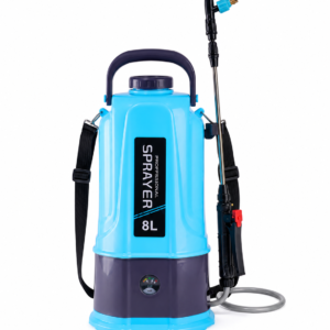 8L electric backpack sprayer with rechargeable lithium-ion battery for agriculture, pest control, gardening and disinfectant spraying